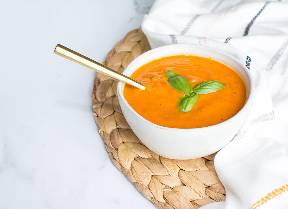 Roasted Tomato and Red Pepper Soup 