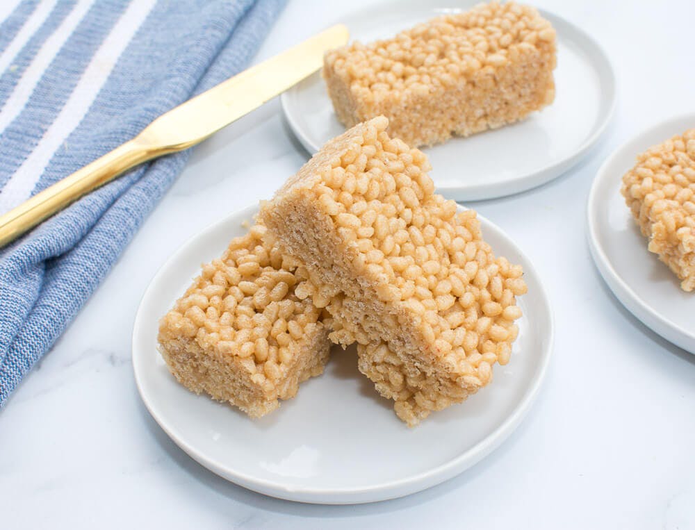 No-Bake Crispy Rice Treats (No Marshmallows)
