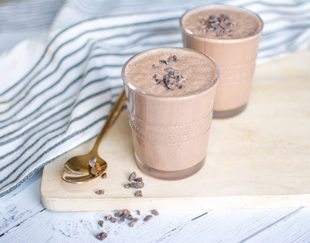 Peanut Butter and Chocolate Breakfast Smoothie